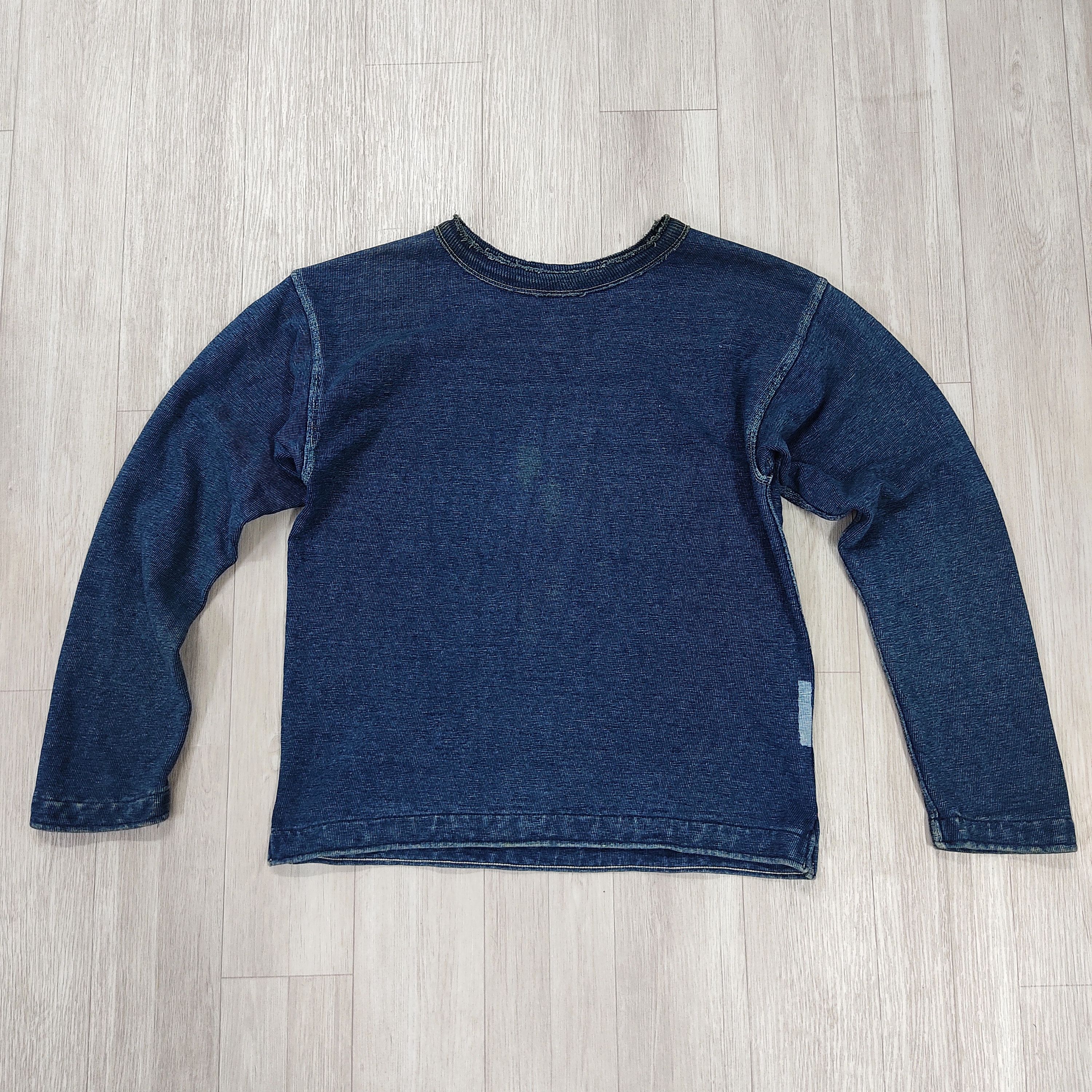 45RPM Crewneck Indigo Sweater - 3