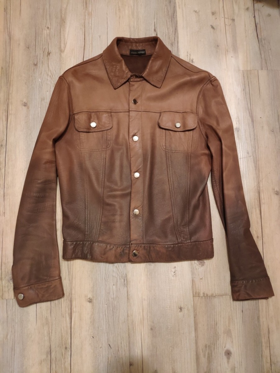 Collection Privee - Gradient leather jacket. Like Saint Laurent or Dior jack - 1