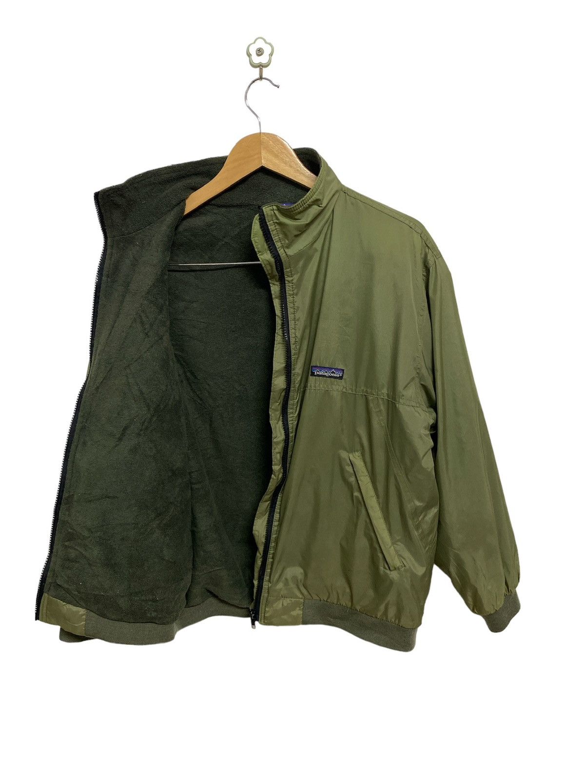 Vintage Patagonia Fleece Lined Zip Up Jacket - 1