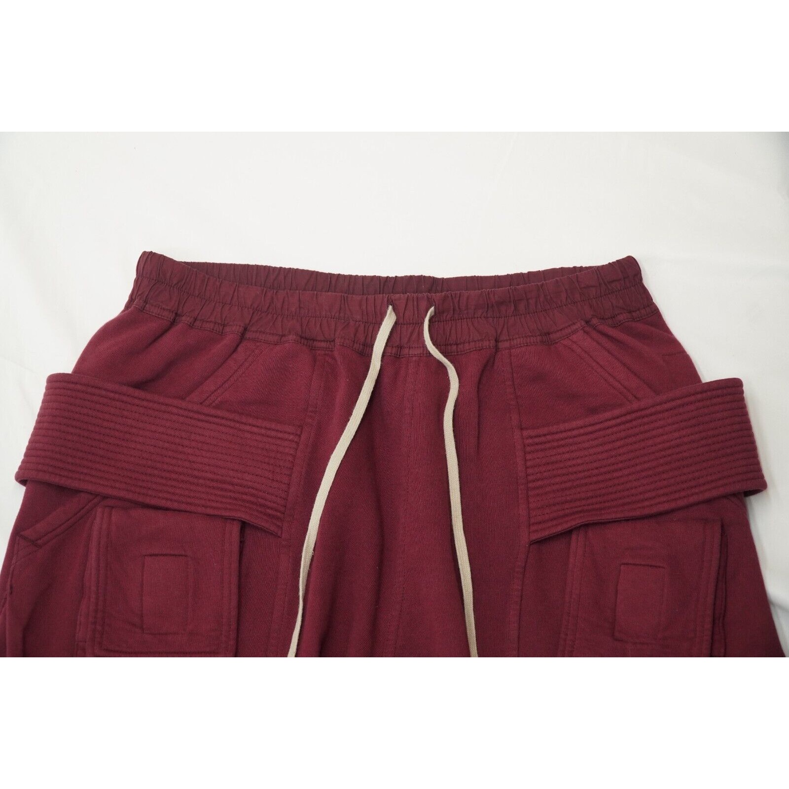 Rick Creatch Cargo Cropped Sweatpant Bruise Red FW20 - 4