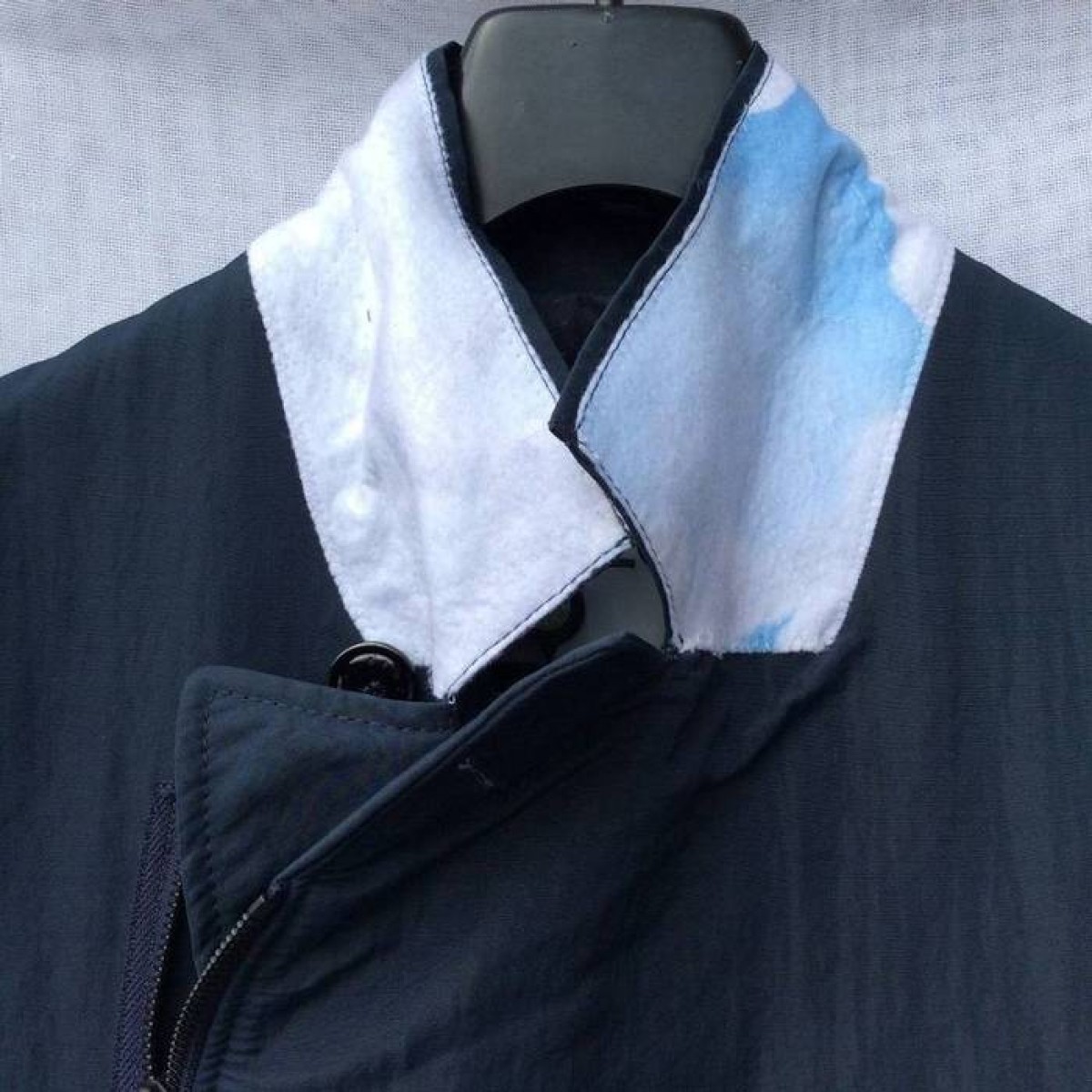 Rare New Blue Navy Perfecto Jacket Size M - 8