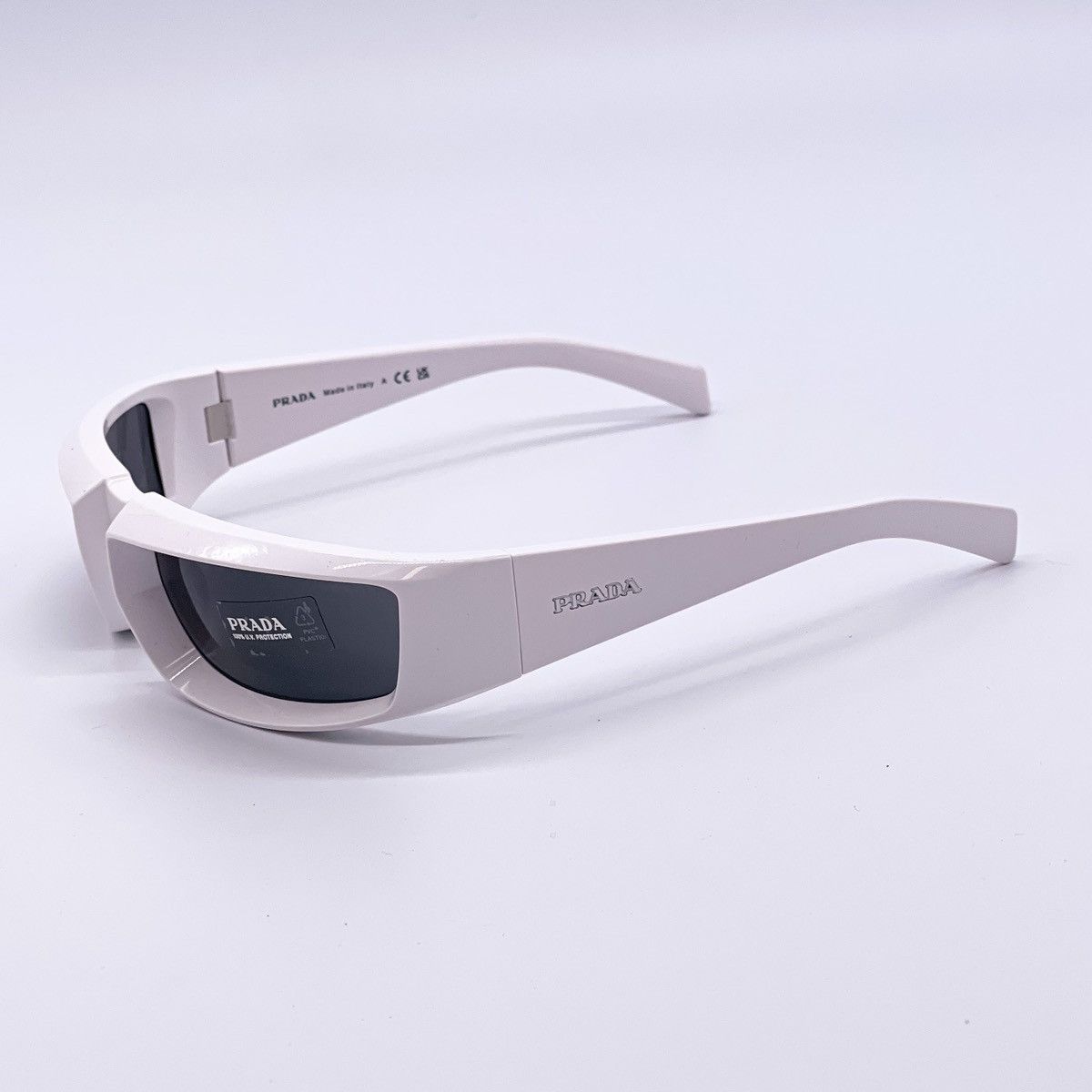 NEW PRADA PR25YS 4615S0 SUNGLASSES PRADA SPR 25Y WHITE - 4