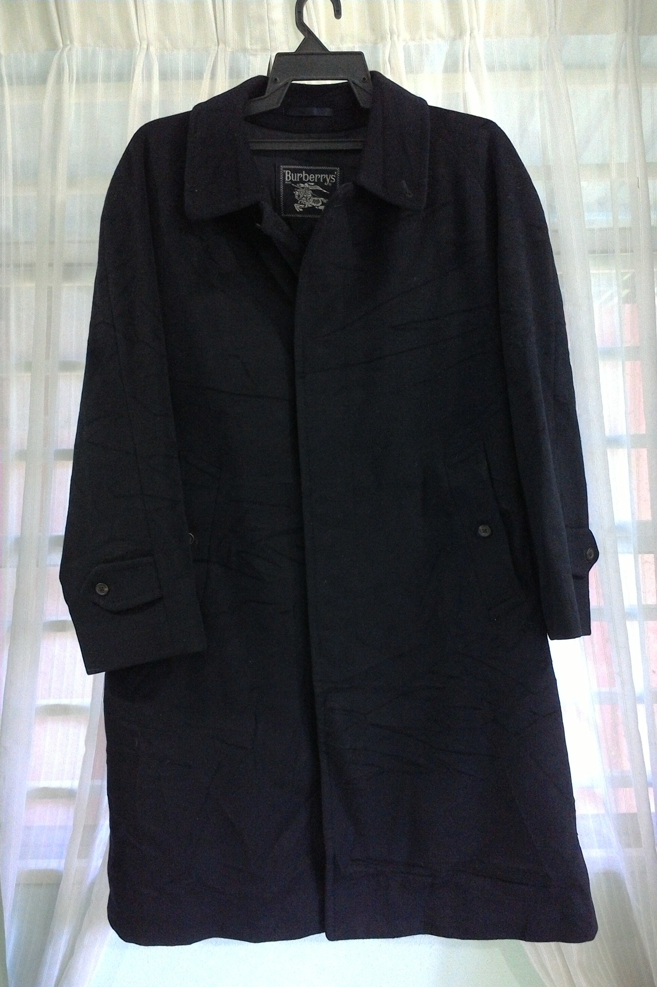 Vintage 80s Burberrys Prorsum Cashmere Wool Long Coat - 1