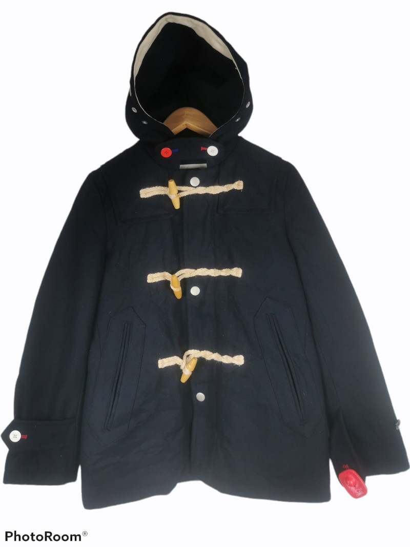 Beams Light Wool Duffle Jacket - 1