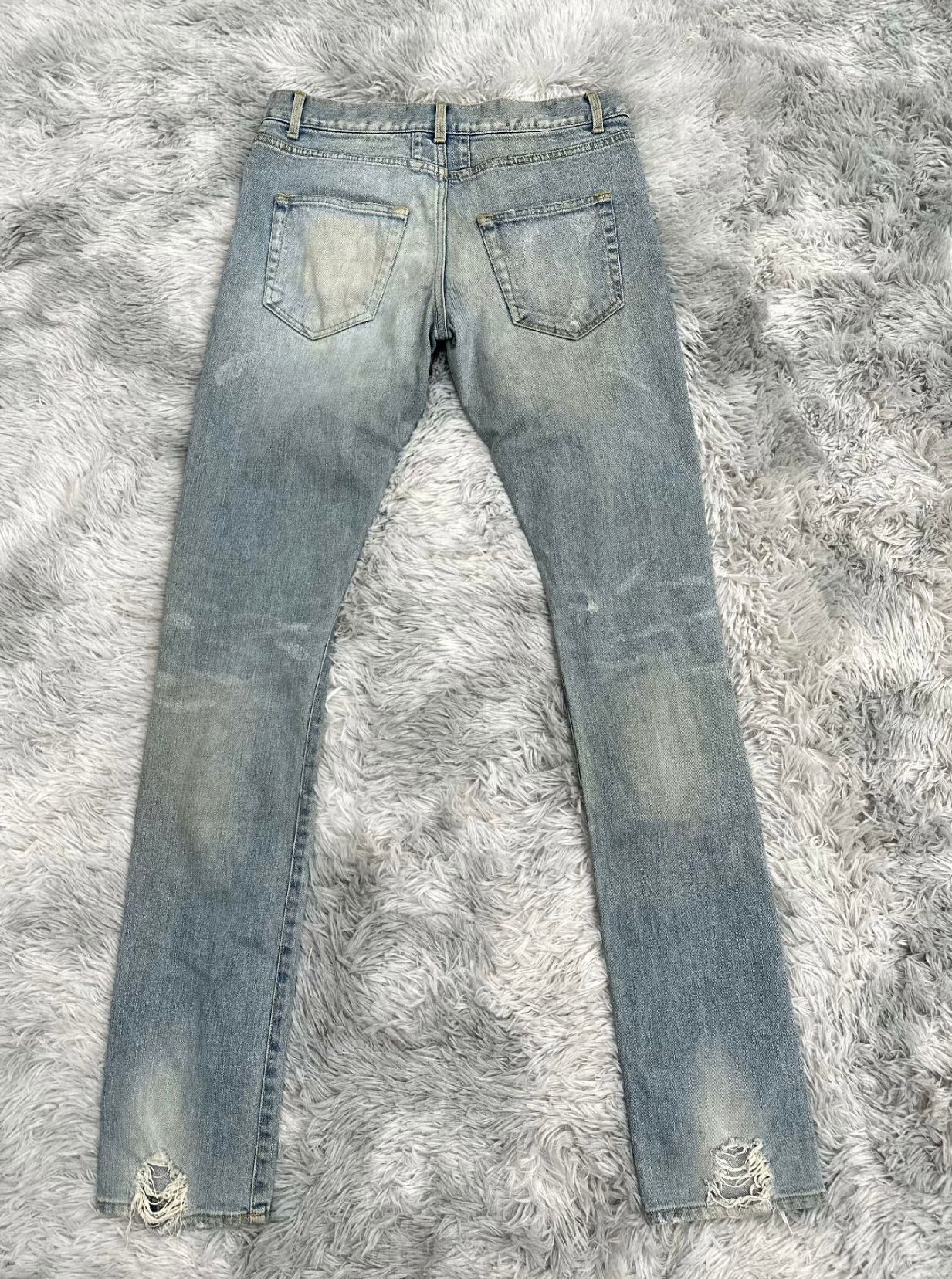 Saint Laurent 2014 Destroyed D02 Jeans by Hedi - 2