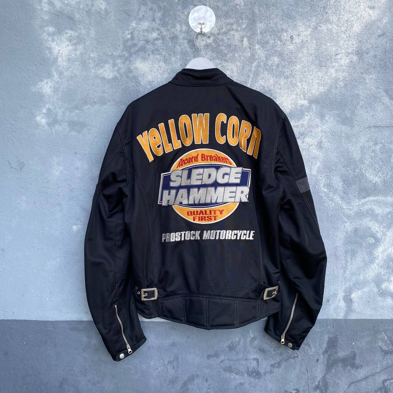 Yellowcorn sledge hammer racing bikers jacket - 1