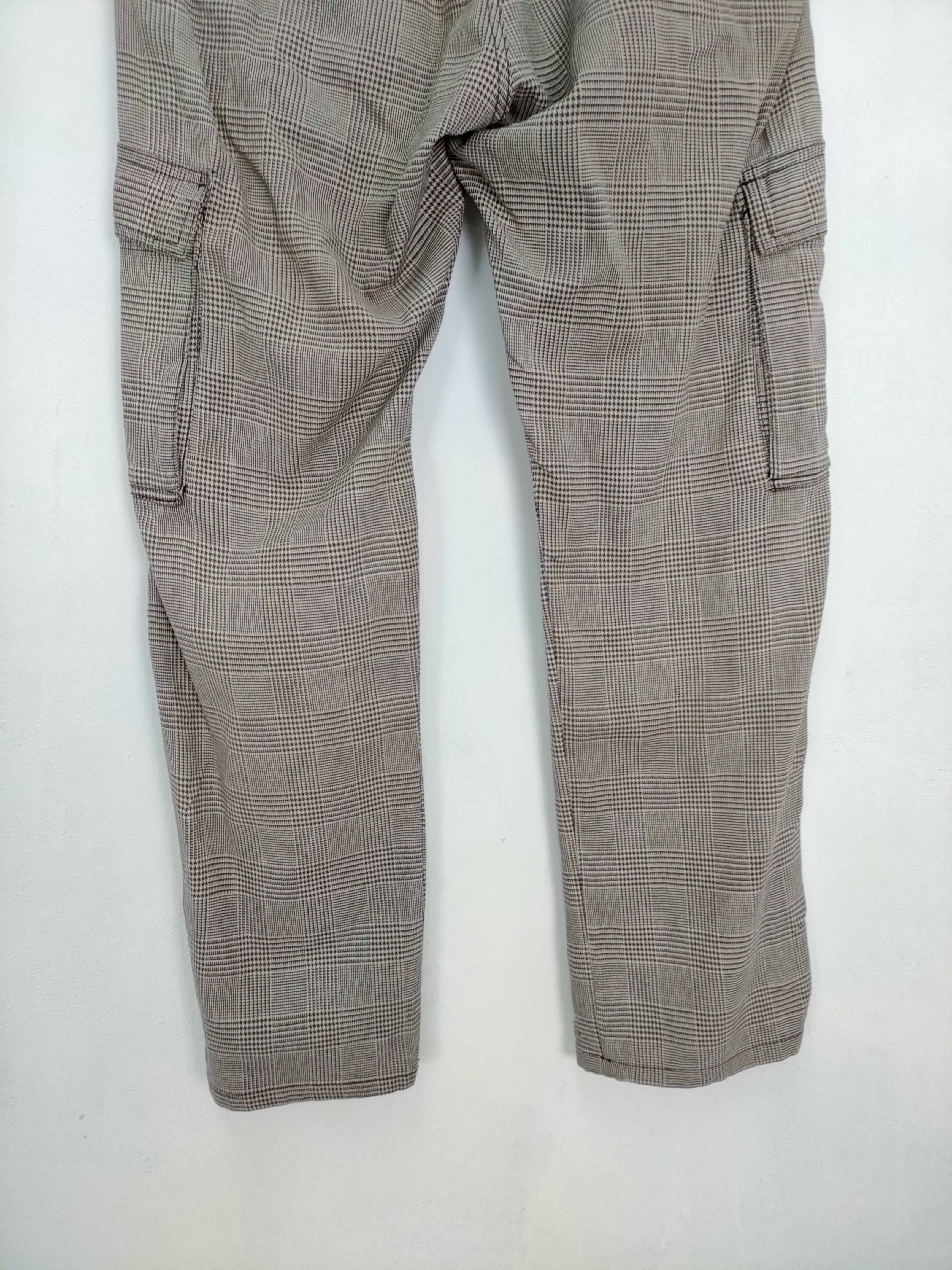 Designer - Global Work Checkered Tartan Cargo Pants - 12