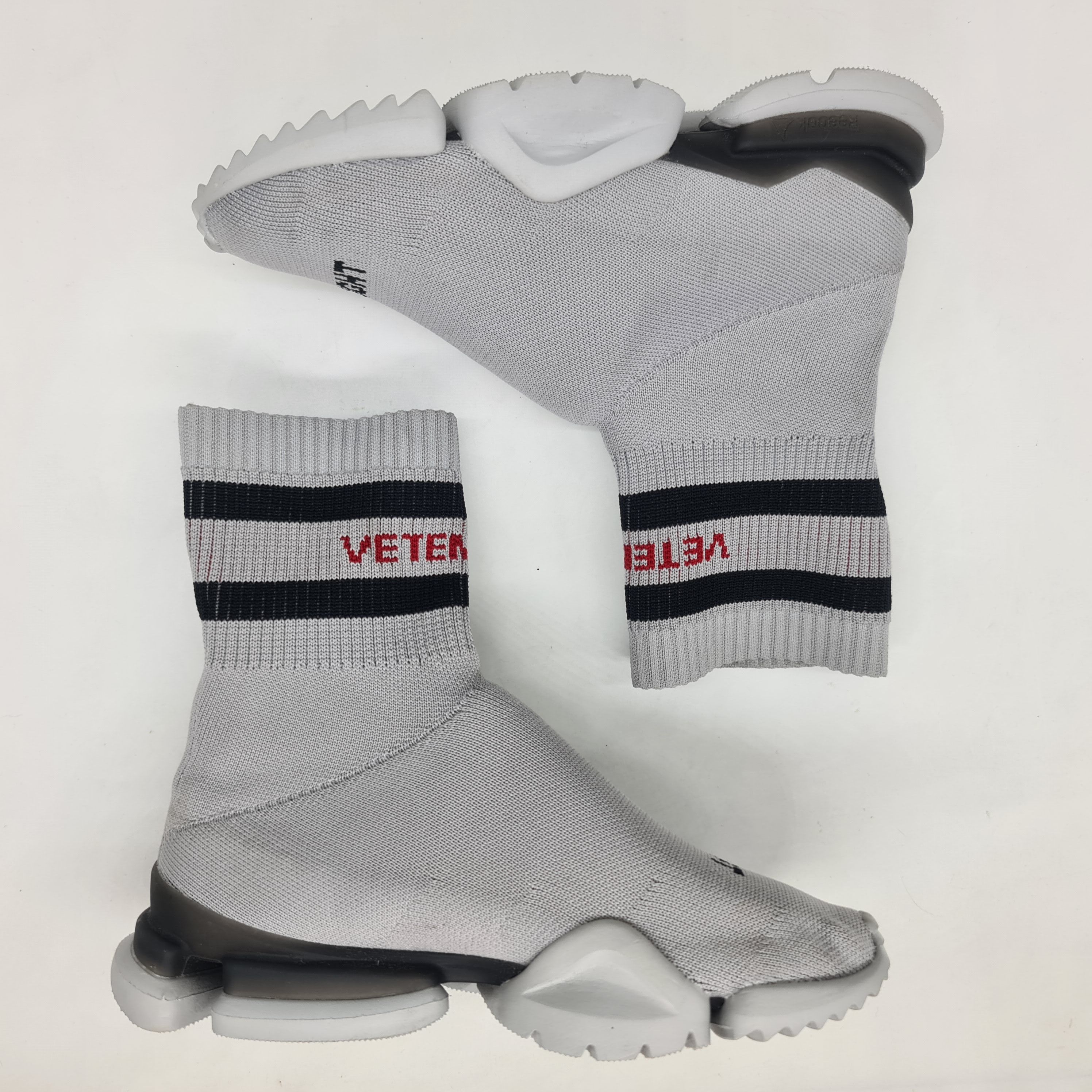 Vetements x Reebok - Size 36 Gray Sock Runner - 6