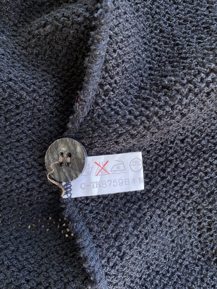 Cardigan - Apt Basic Evolve Wool Blend Knitted Sweater Cardigan - 9