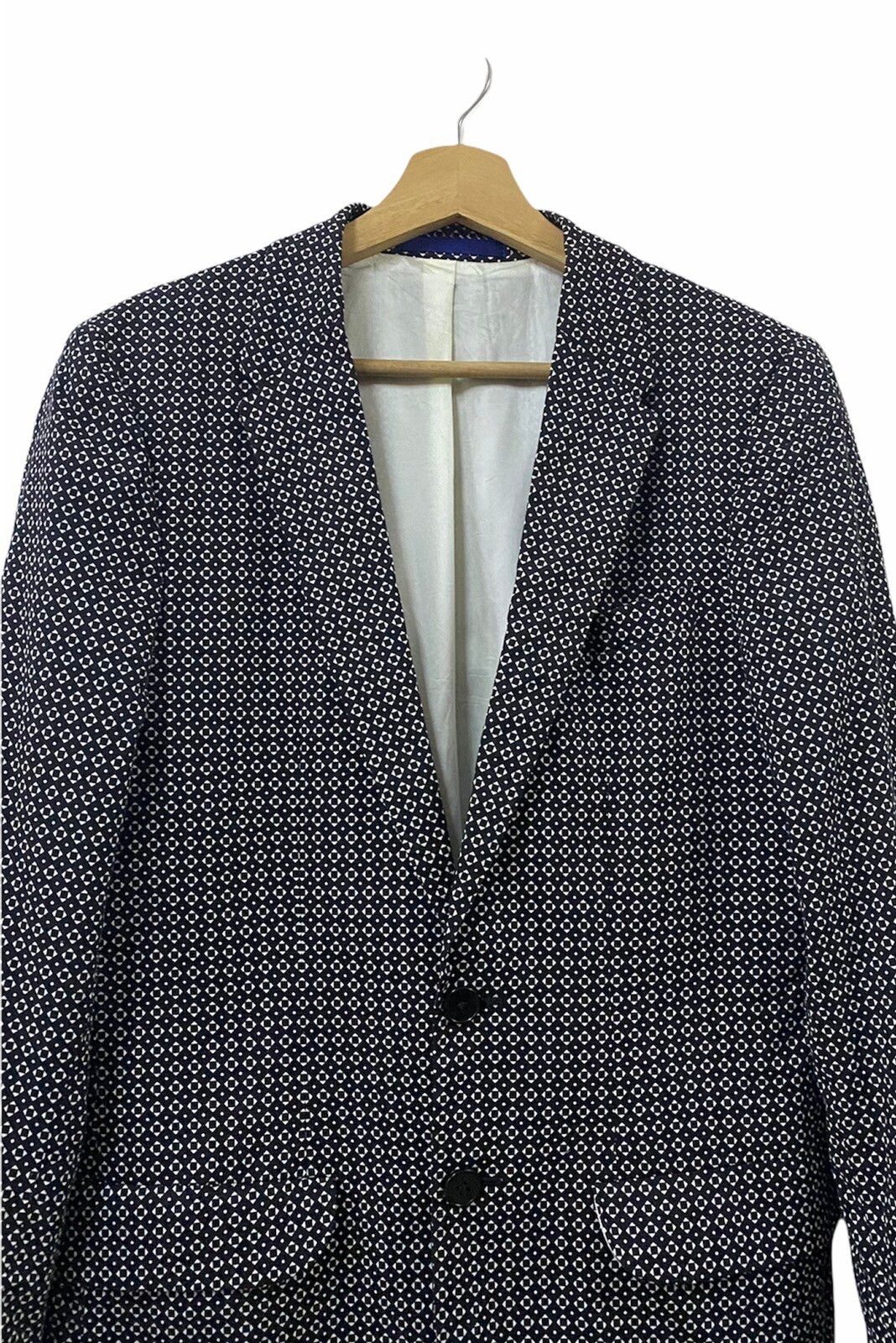 Rare🌑Paul Smith Uk Blazer Style Jacket Geometric Design - 6