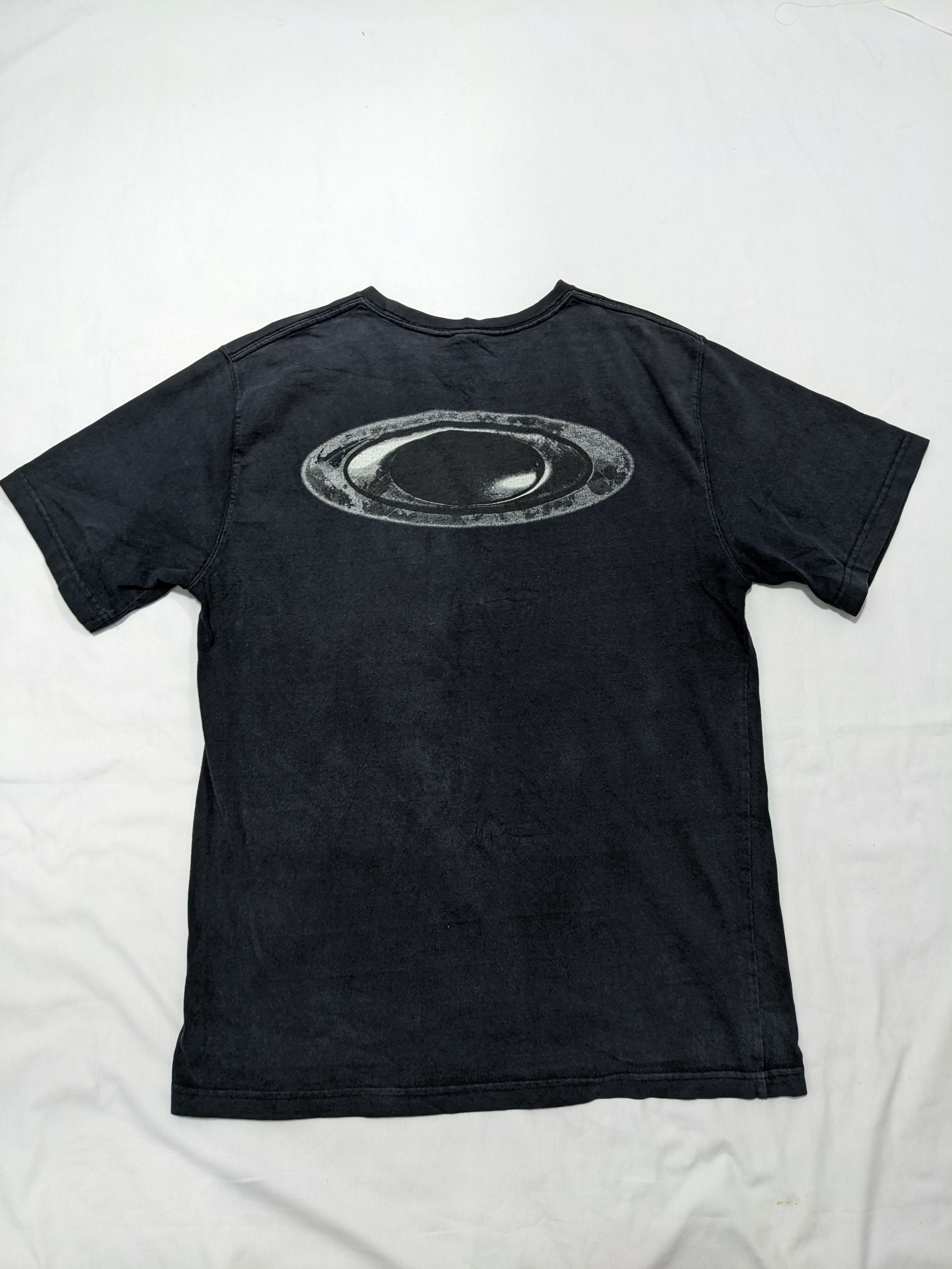 Vintage Y2K Gorpcore Oakley Sunfaded Black Size L T-shirt - 2