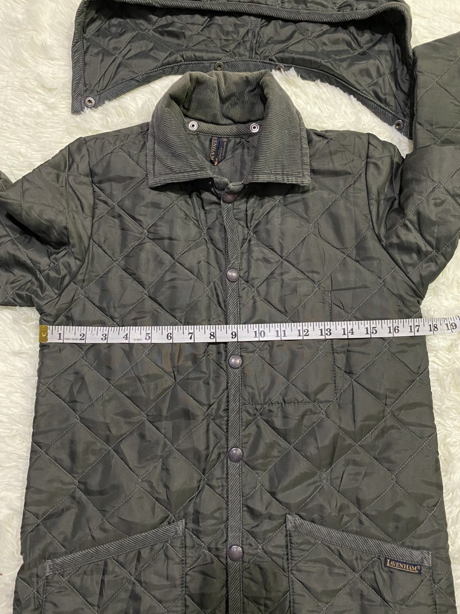 Lavenham - Suffolk Quilted Slim Fit Jacket Detachable Hood - 15