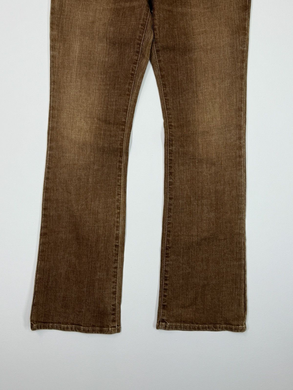 Flare Vintage Wrangler Brown Wide Leg Denim - 6