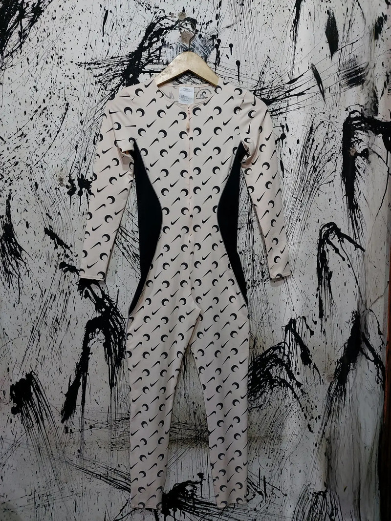 NIKE X MARINE SERRE MOON AND SWOOSH REFLECTIF JUMPSUIT - 1