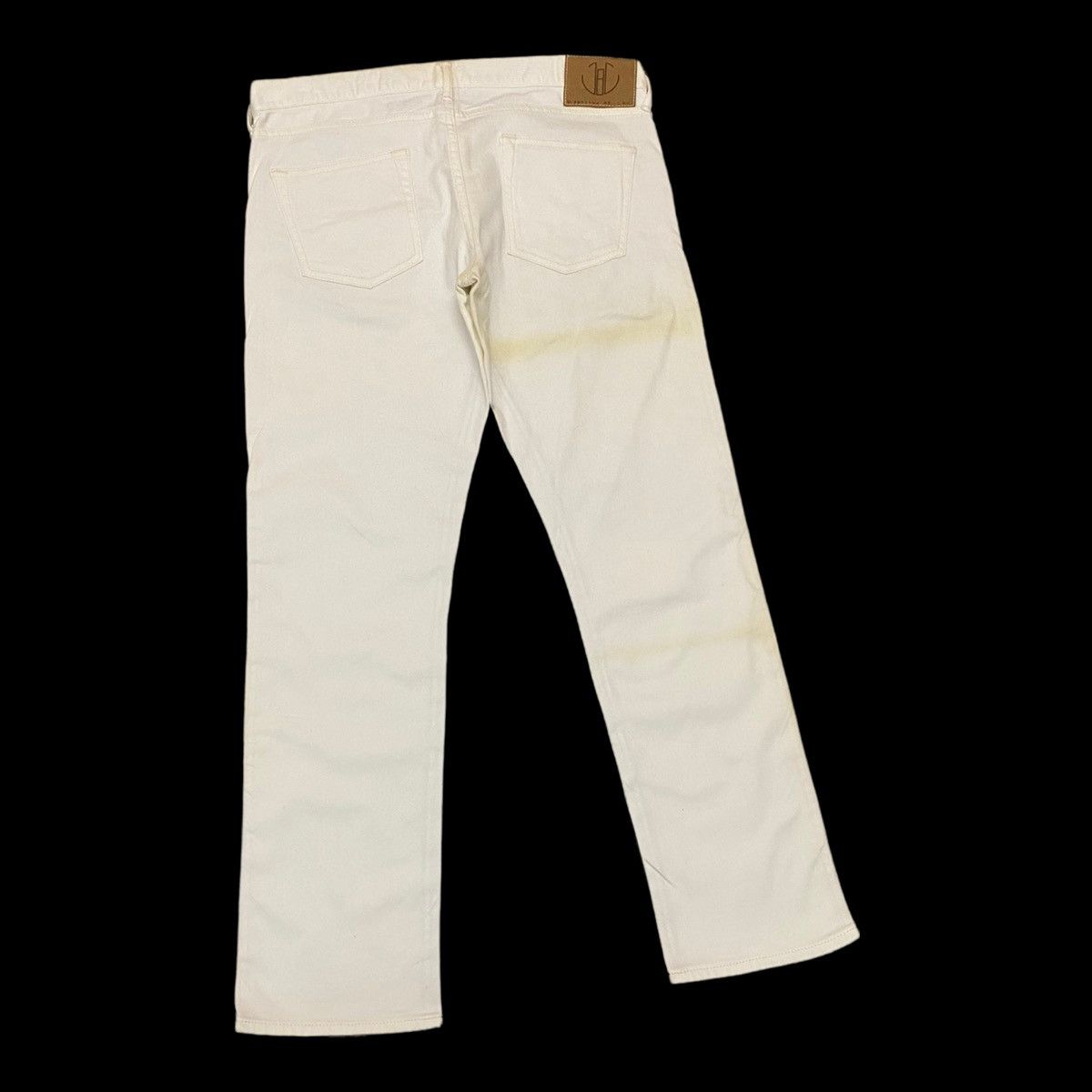 RARE🇯🇵JAPAN BLUE JEANS WHITE DENIM JEANS - 4