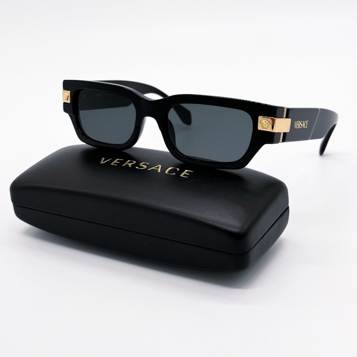 NEW VERSACE VE4465 GB1/87 SQUARE MOD 4465 UNISEX SUNGLASSES - 2