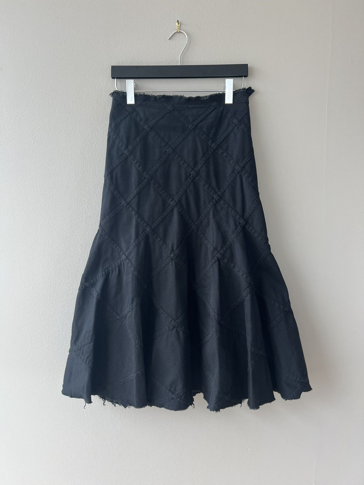 SS02 Diamond-Denim Mermaid Skirt - 1