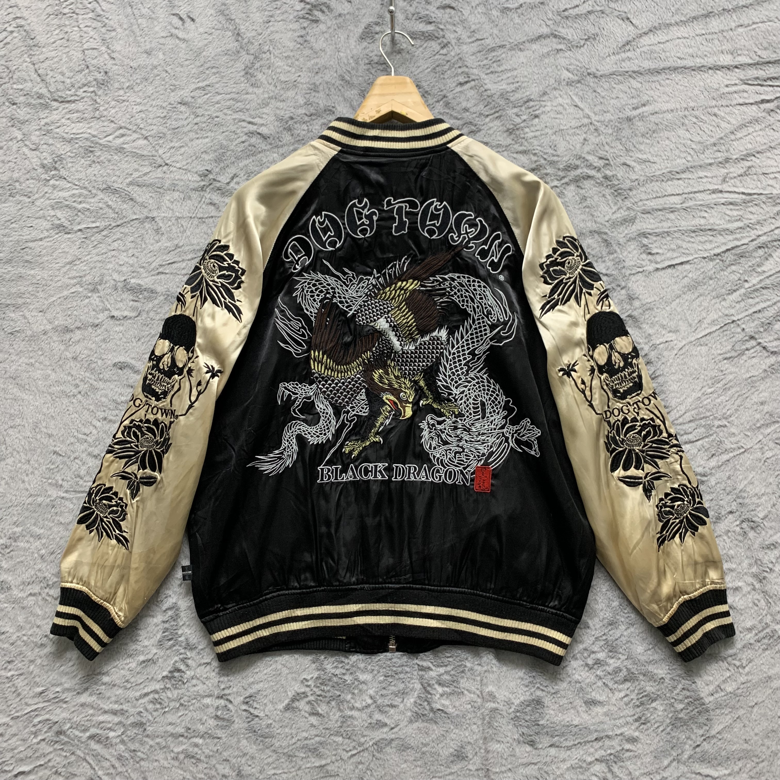 Other Designers Sukajan Souvenir Jacket - RARE❗❗ Dogtown Black