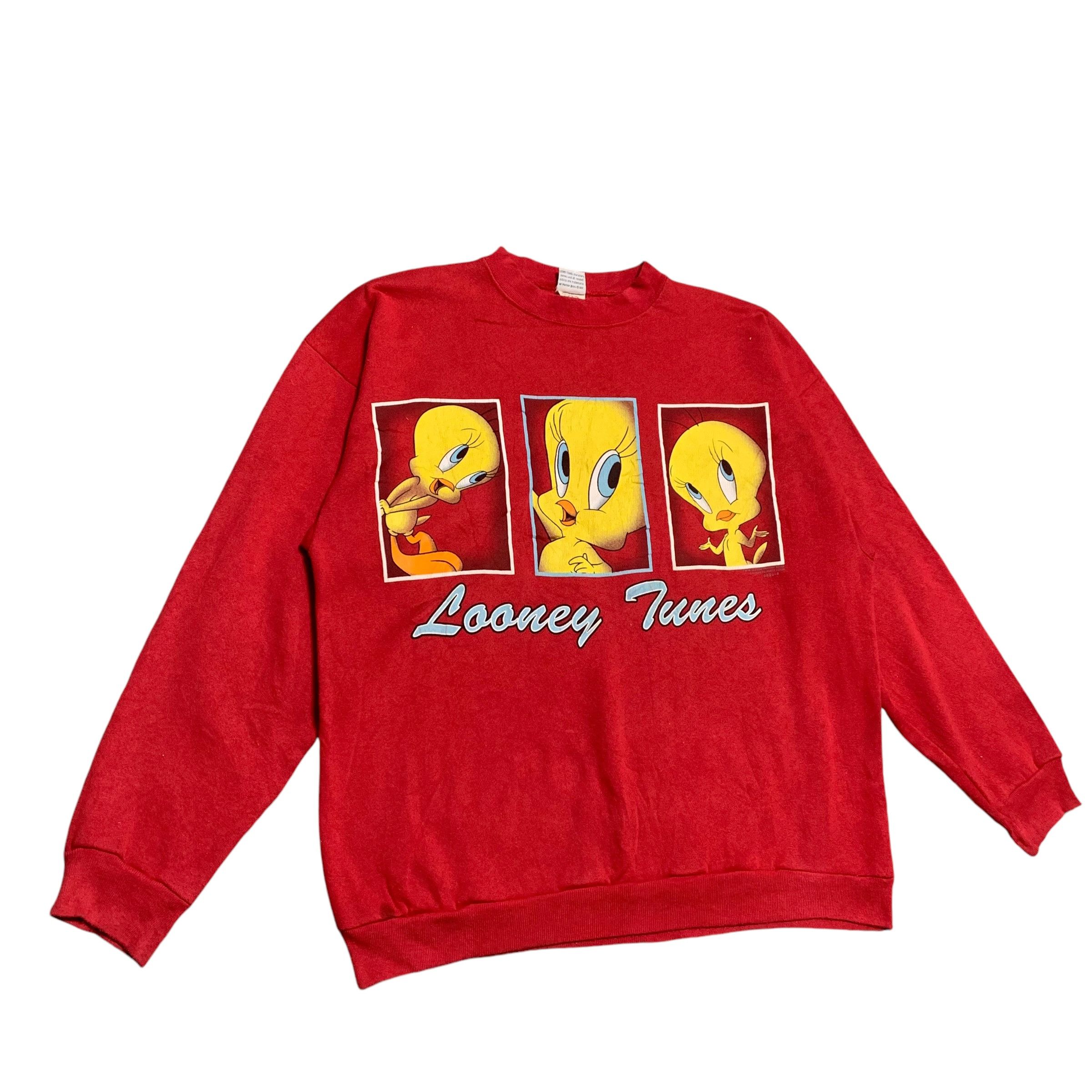 Vintage 90s Looney Tunes Tweety Sweatshirt - 2