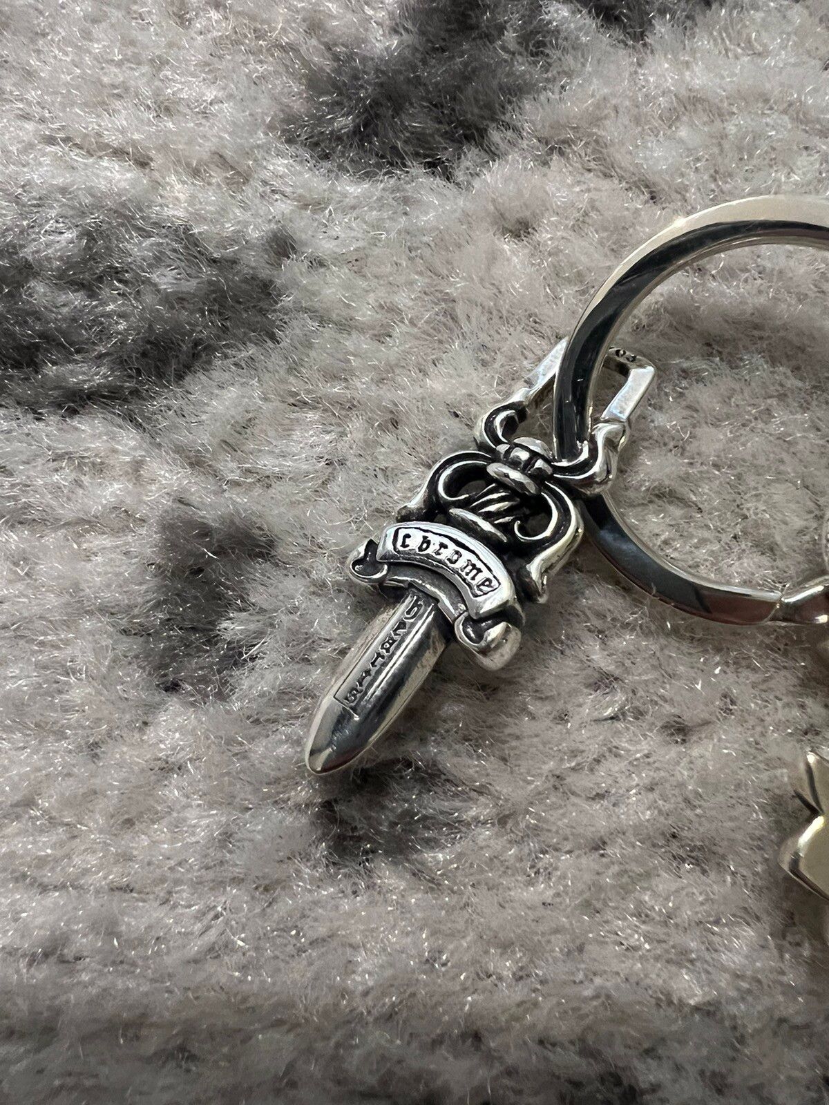 Cross dagger keychain key ring - 6