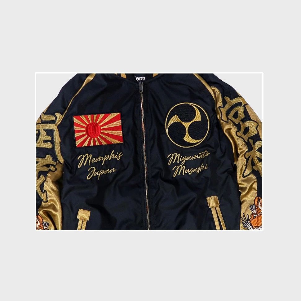 Archival Clothing - Sukajan Jacket Miyamoto Musashi japanese samurai - 4