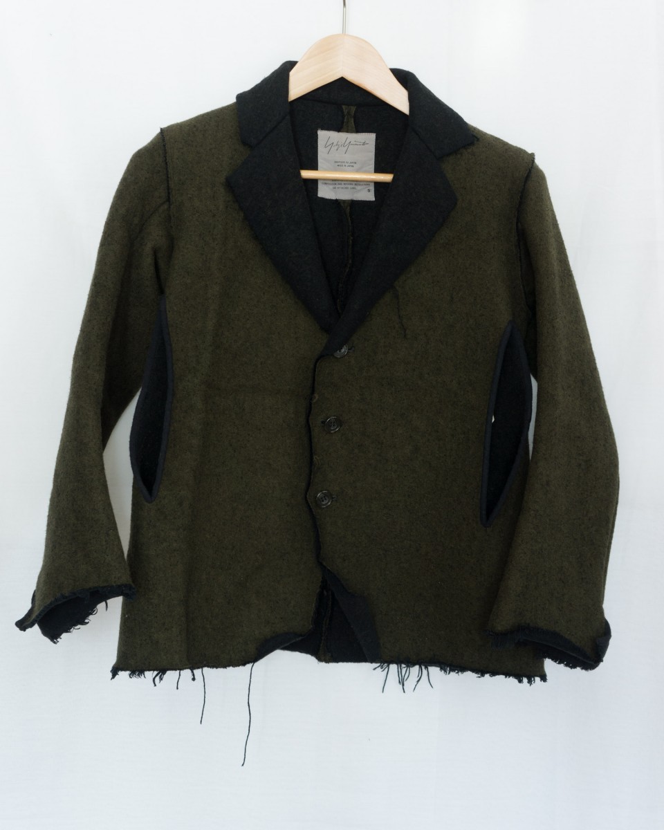 Raw edge double layer jacket - 1