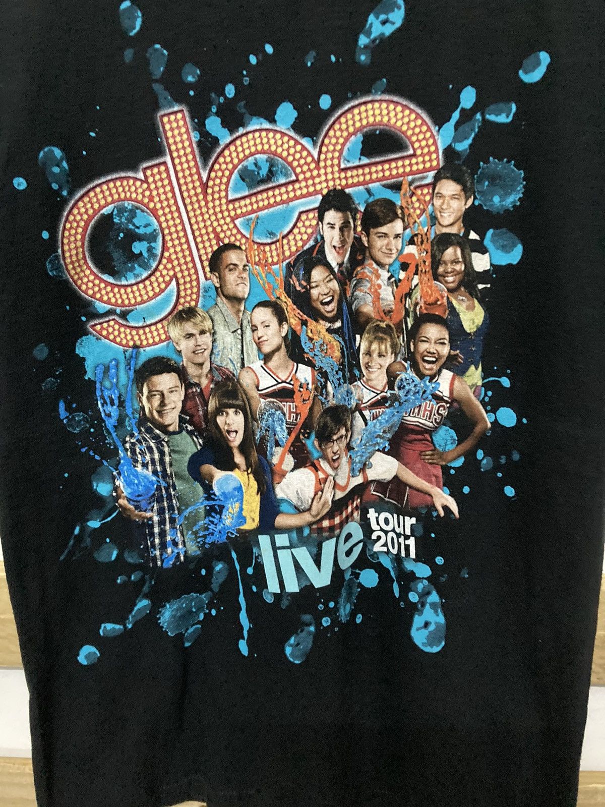 Vintage - Glee TV Show Live Tour 2011 Tshirt - 3