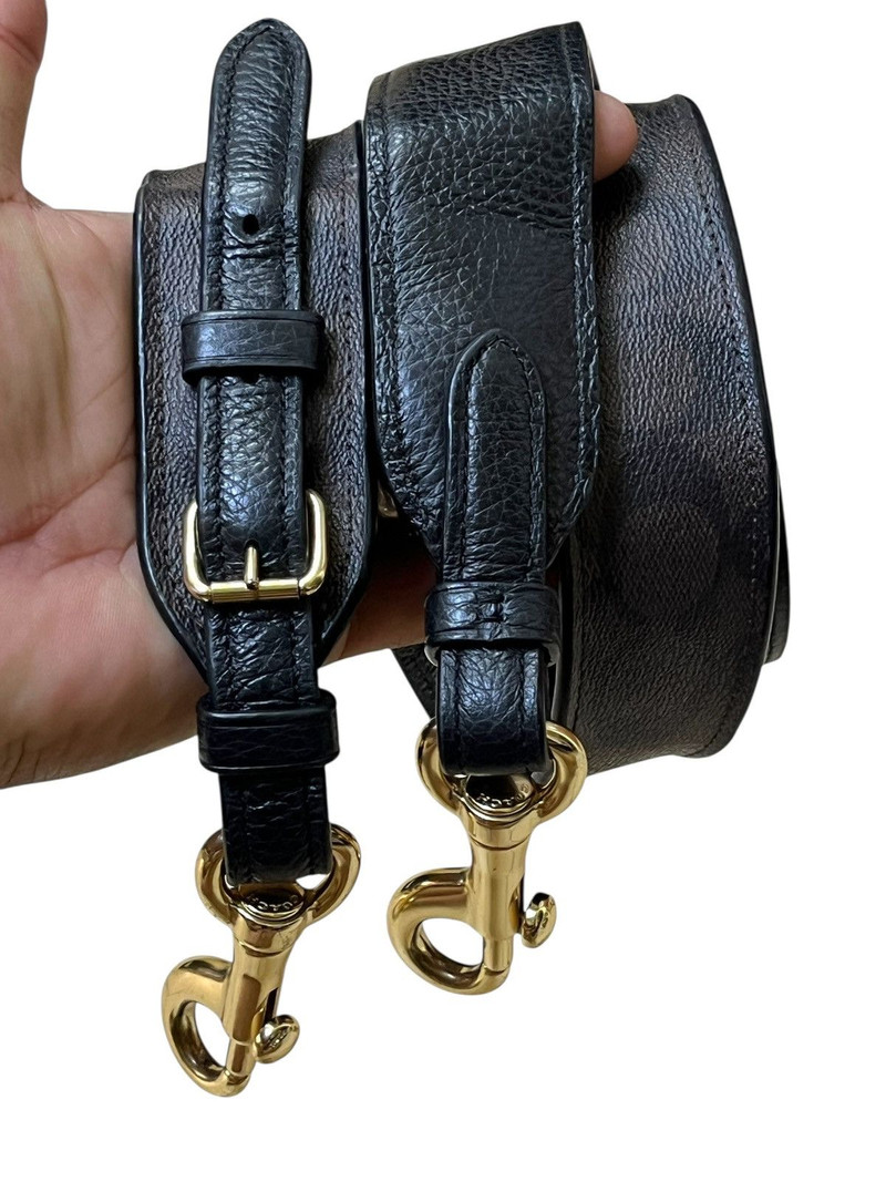 COACH signature adjustable replacement bag strap - 1