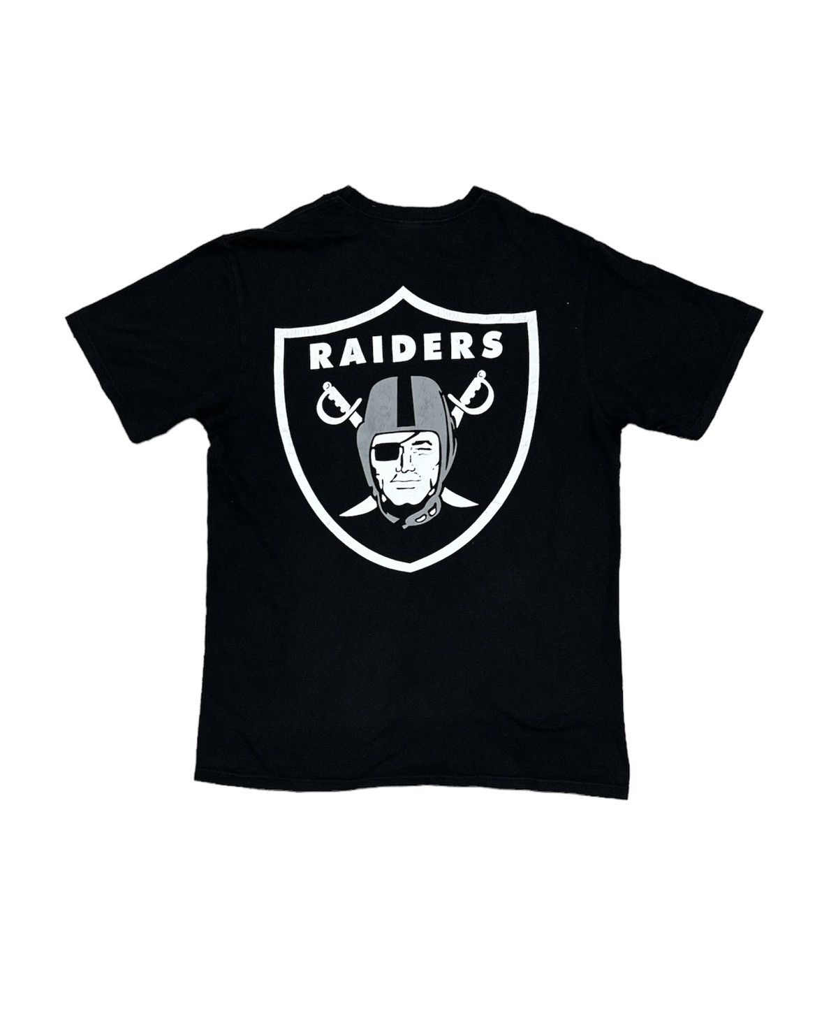 Supreme X Oakland Raiders NFL Shirt Big Logo Design - 2