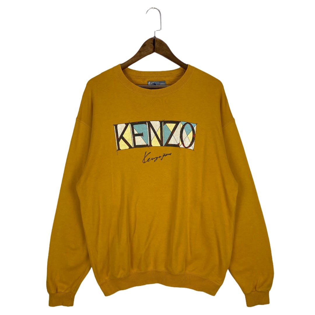 Vintage Kenzo Jeans Sweatshirt Crewneck - 2