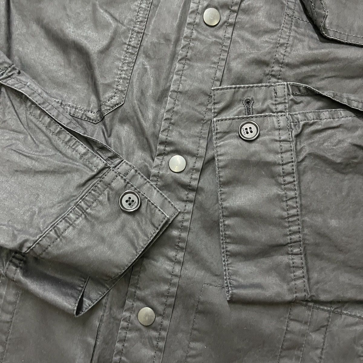 Vintage - DKNY Buttons Up Pocket Shirts Italian Designer - 8