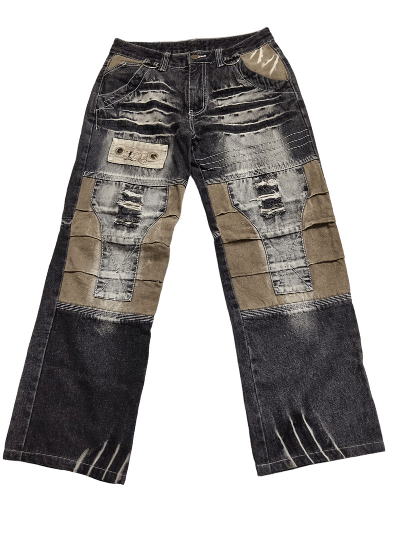 If Six Was Nine - Aston Design Seditionaries Double Knee Bush Denim - 1