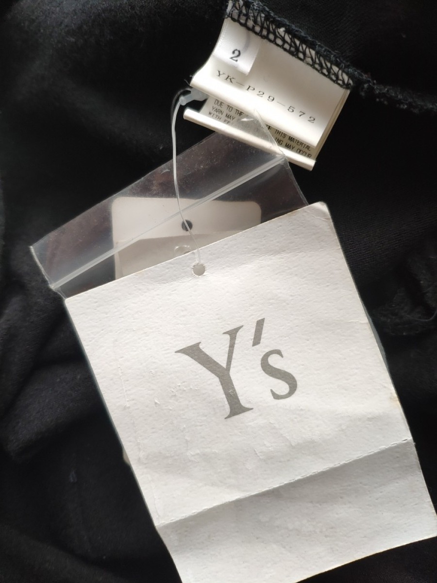 NEW ! Y's GIPSY 100% laine wool ightweight pants. - 8