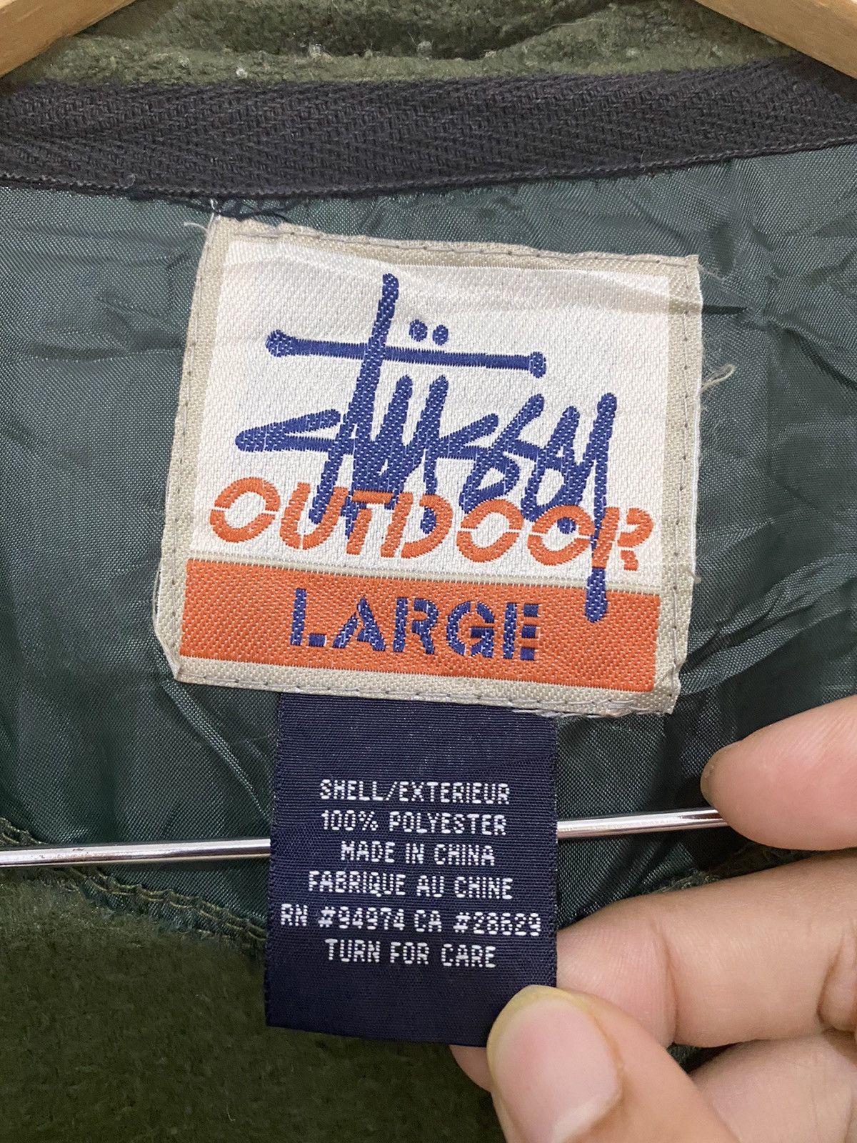 🔥Vintage Stussy Outdoor Rasta Colour Fleece Jacket - 11