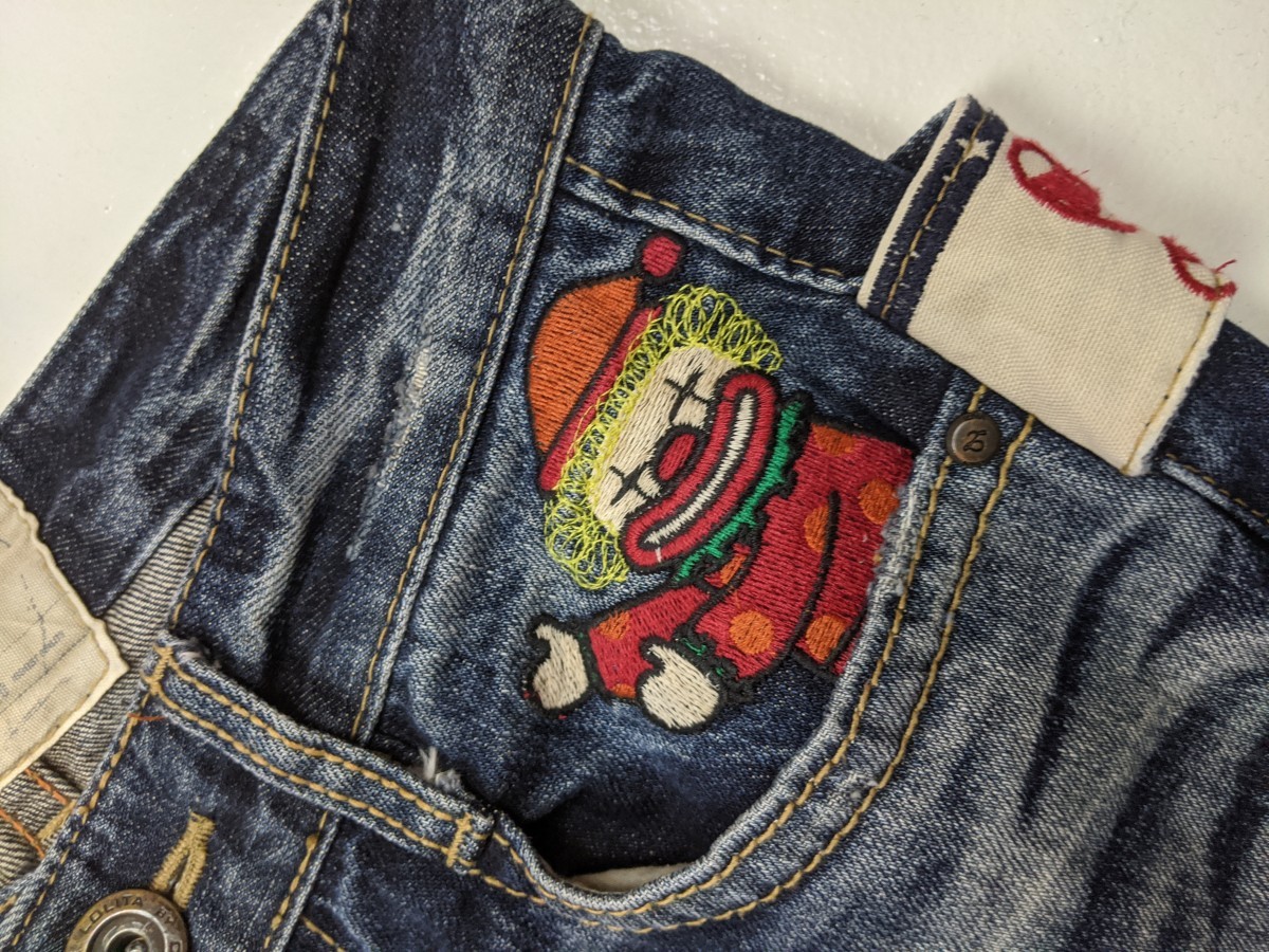 Cartoon Network - Lolita Jeans Japan Cartoon Embroidery Denim Bottom Trouser - 7