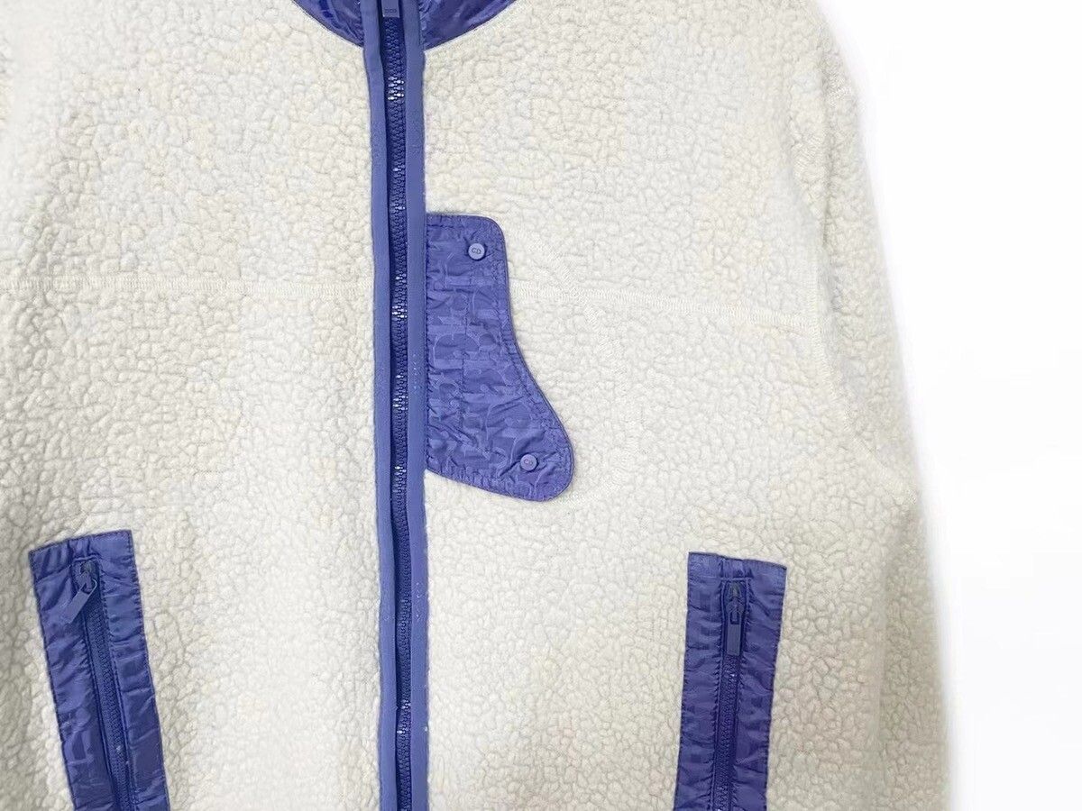 purple Oblique reversible fleece jacket - 4
