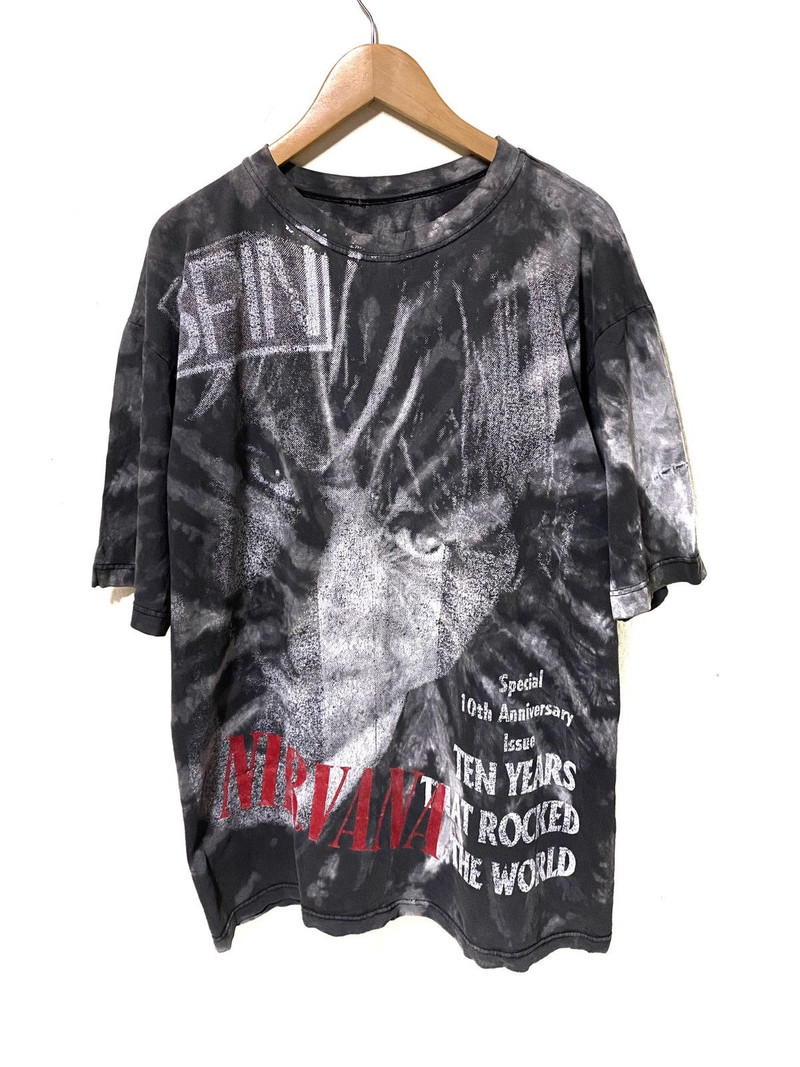 Rare🔥Vintage Nirvana Kurt Cobain Spin Magazine Cover Tshirt - 1