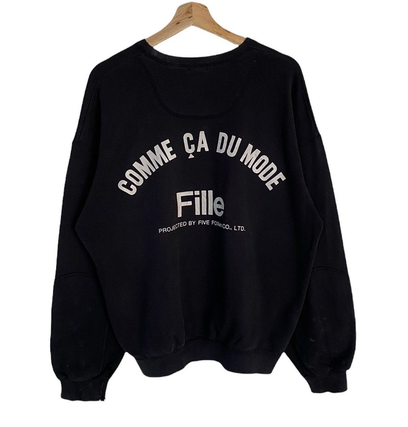 VINTAGE COMME CA DU MODE FILLE STREETWEAR SWEATSHIRT Kapital - 1