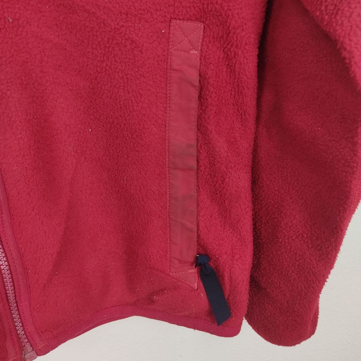Made In Usa - Synchilla Fleece Red Full Zipper Jacket - 5
