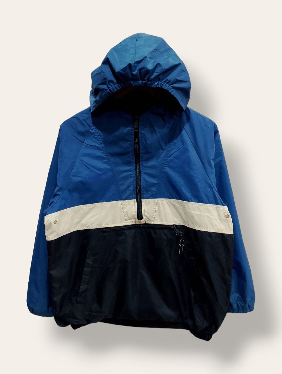 Archival Clothing - Vintage SONOMA Colour Block Anorak Waterproof Jacket - 1