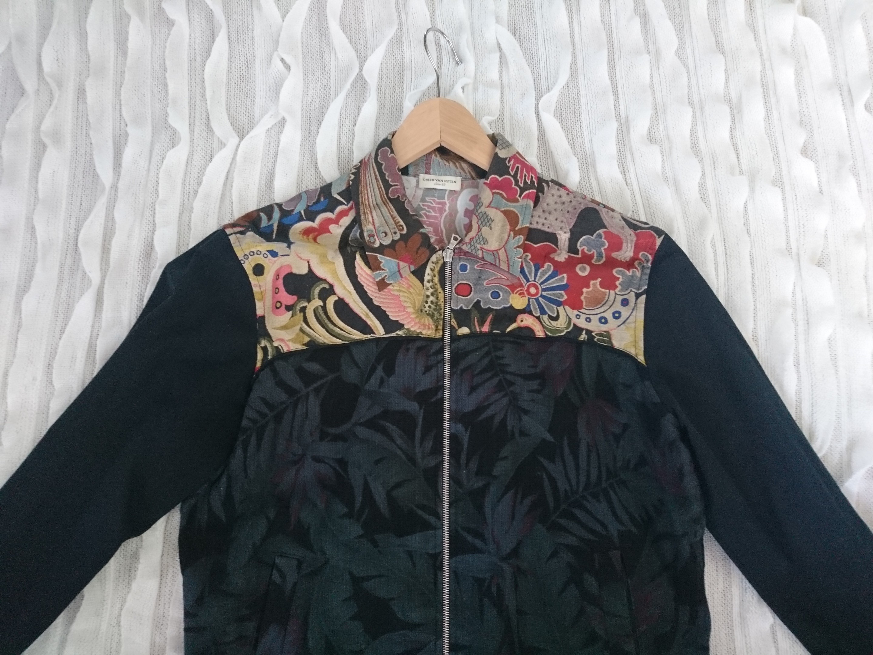 Rare Iconic Floral Pattern Motif Embroidered Bomber - 4