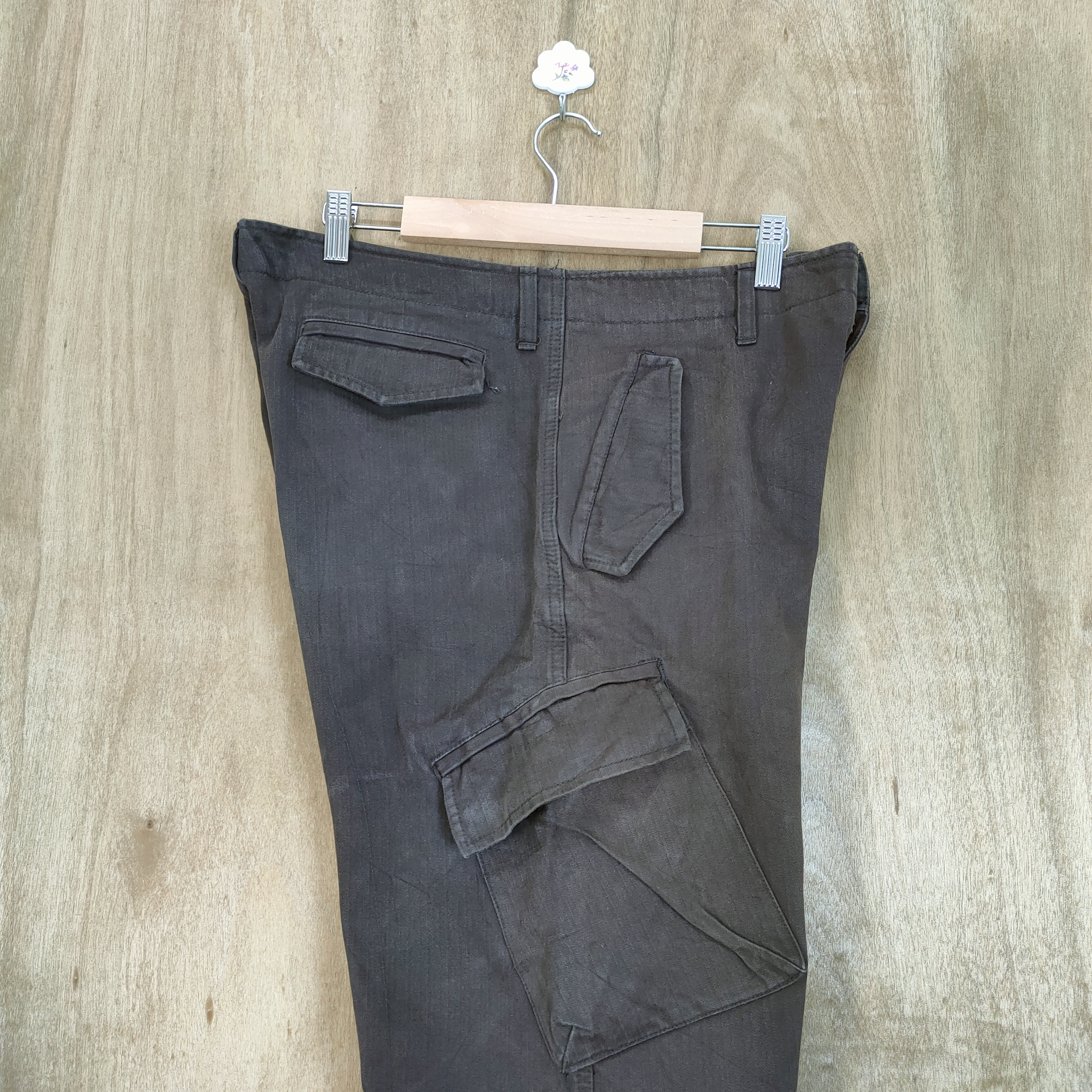 Vintage - PPFM BROWN CARGO PANTS - 14