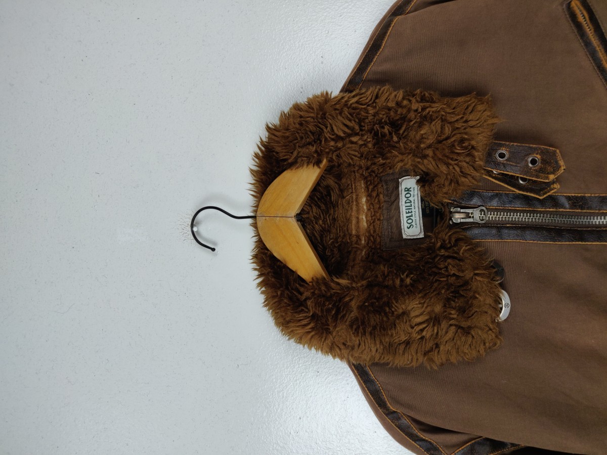 Designer - Soleil D'oR France Sherpa Shearling Winter Jacket - 3