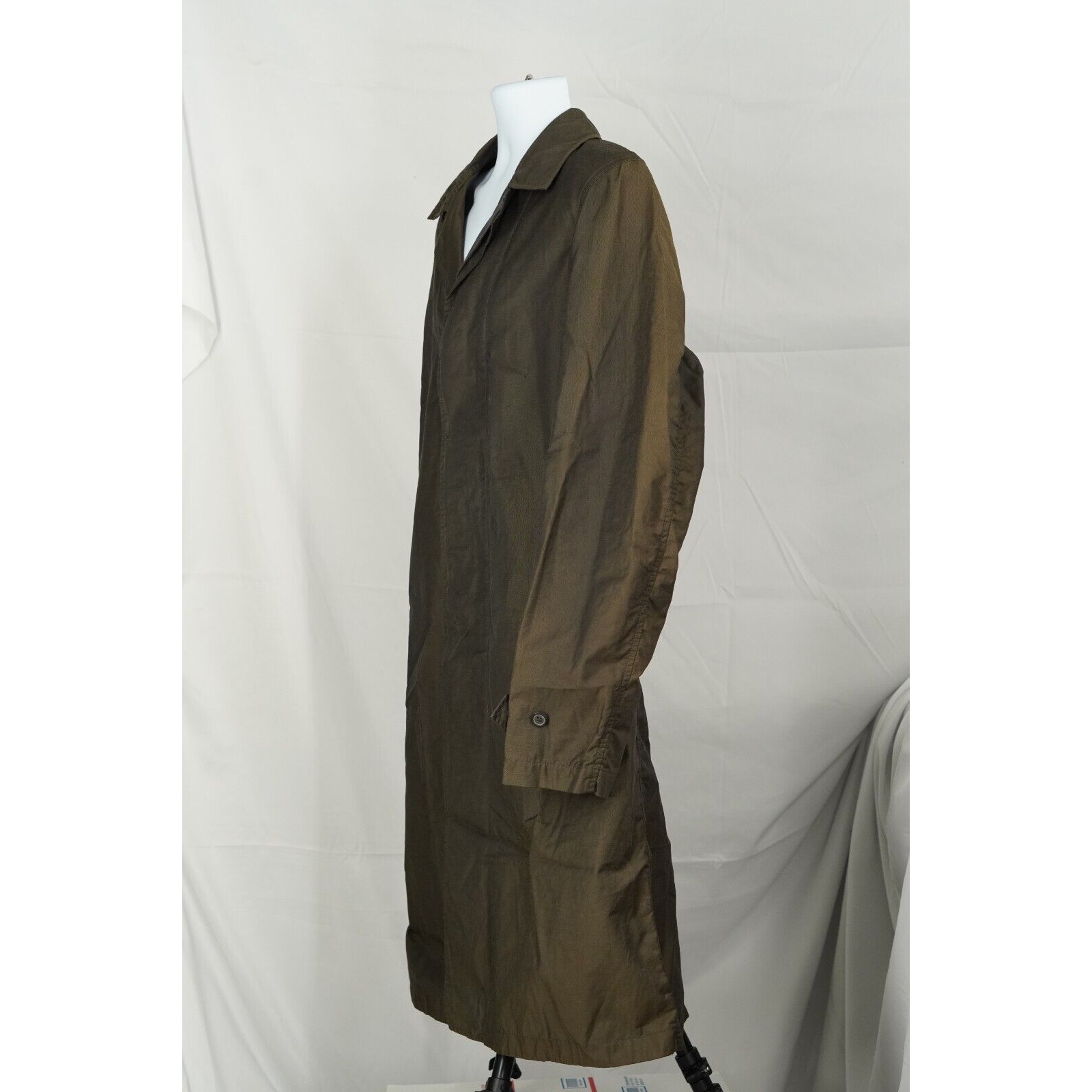 Lanvin Trench Coat Brown Iridescent - Sz 50 - 3