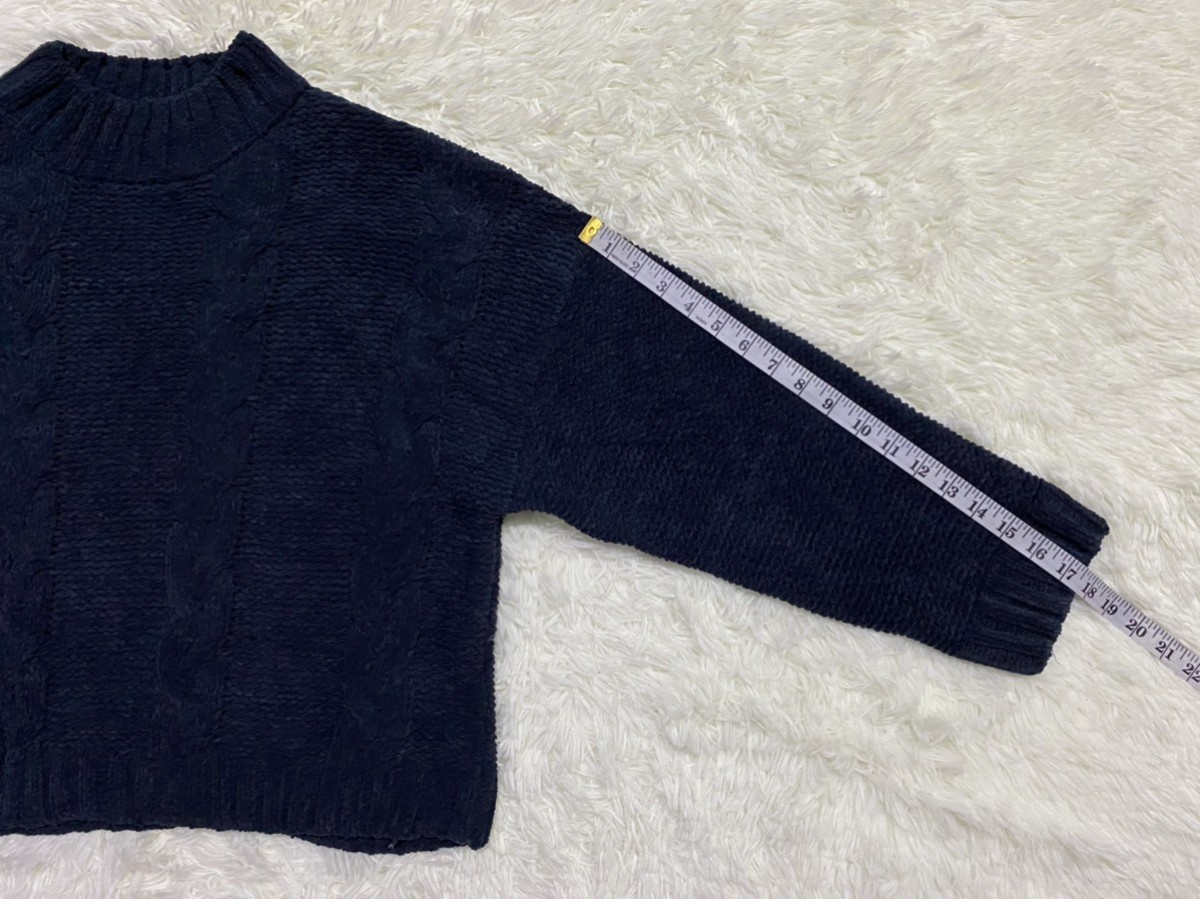 Coloured Cable Knit Sweater - Cable Knit Crop Sweater Pullover - 14
