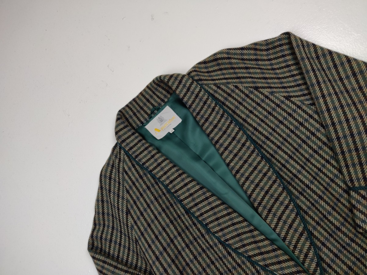 Aquascutum - Long Coat Checkered Jacket - 2
