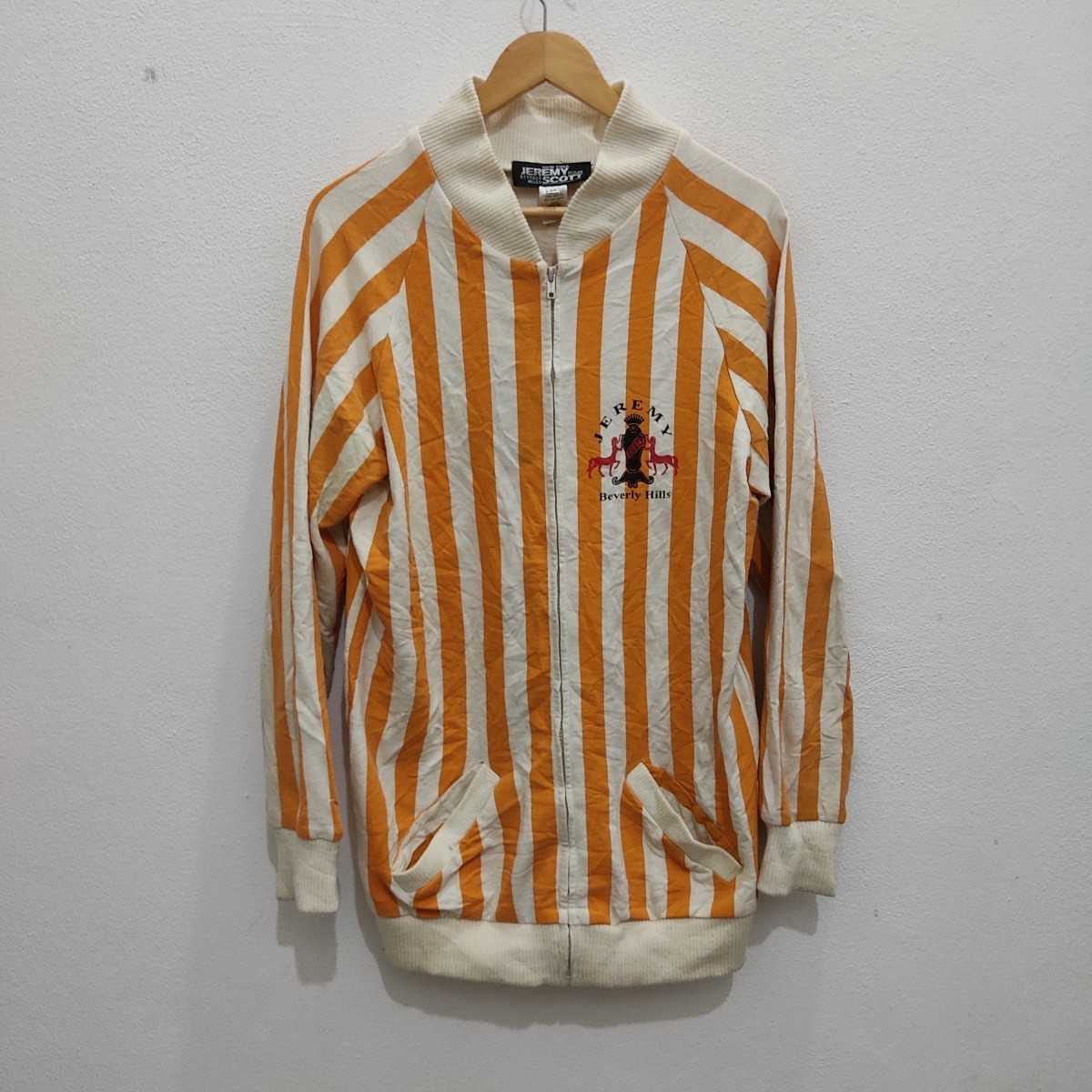Beverly Hills - Jeremy Scott Beverly Hills Big Logo Stripes Training Jacket - 2