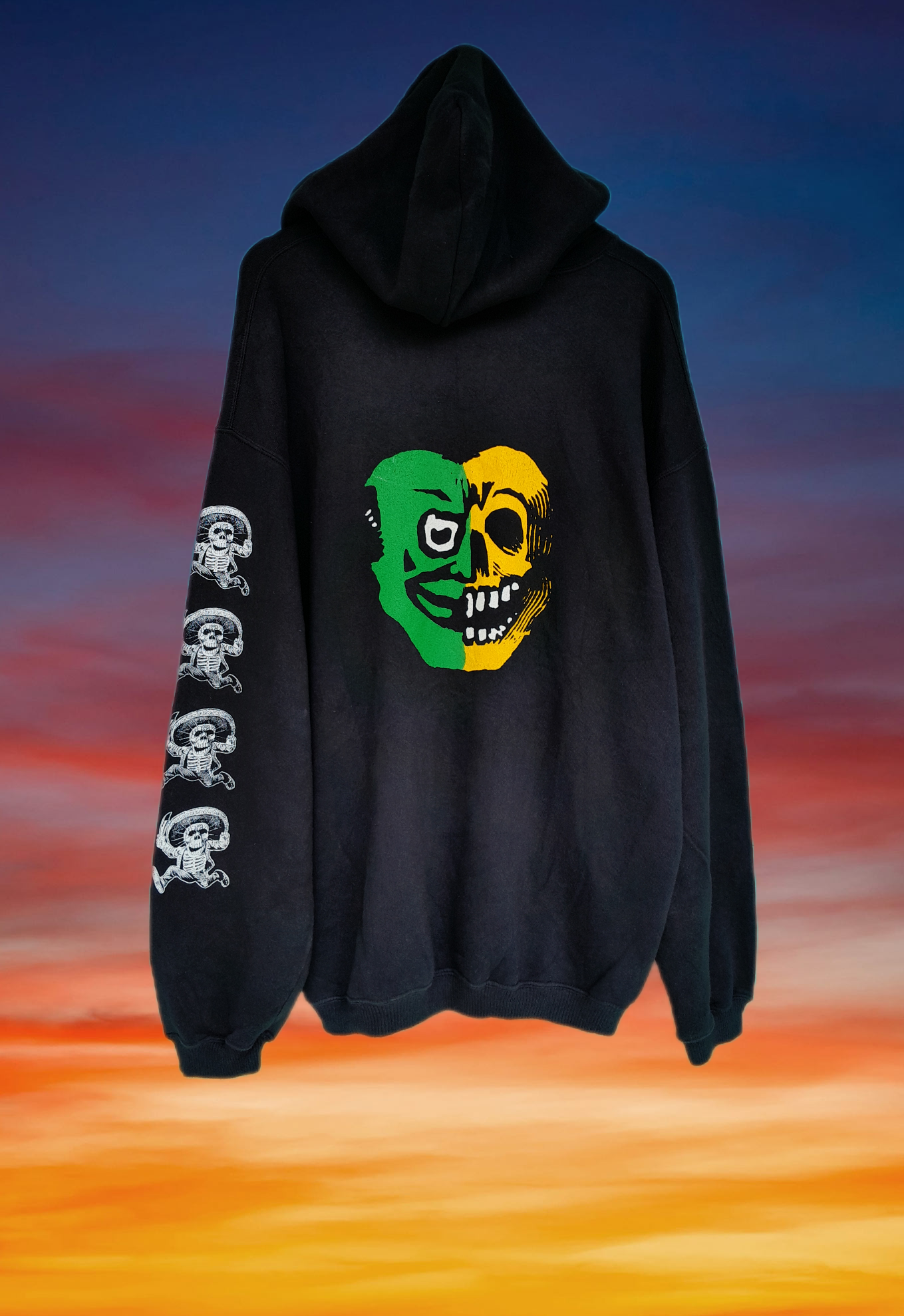 Band vintage 90s THE OFFSPRING Ixnay On The Hombre hoodies by SANTEE heavy weight - 2