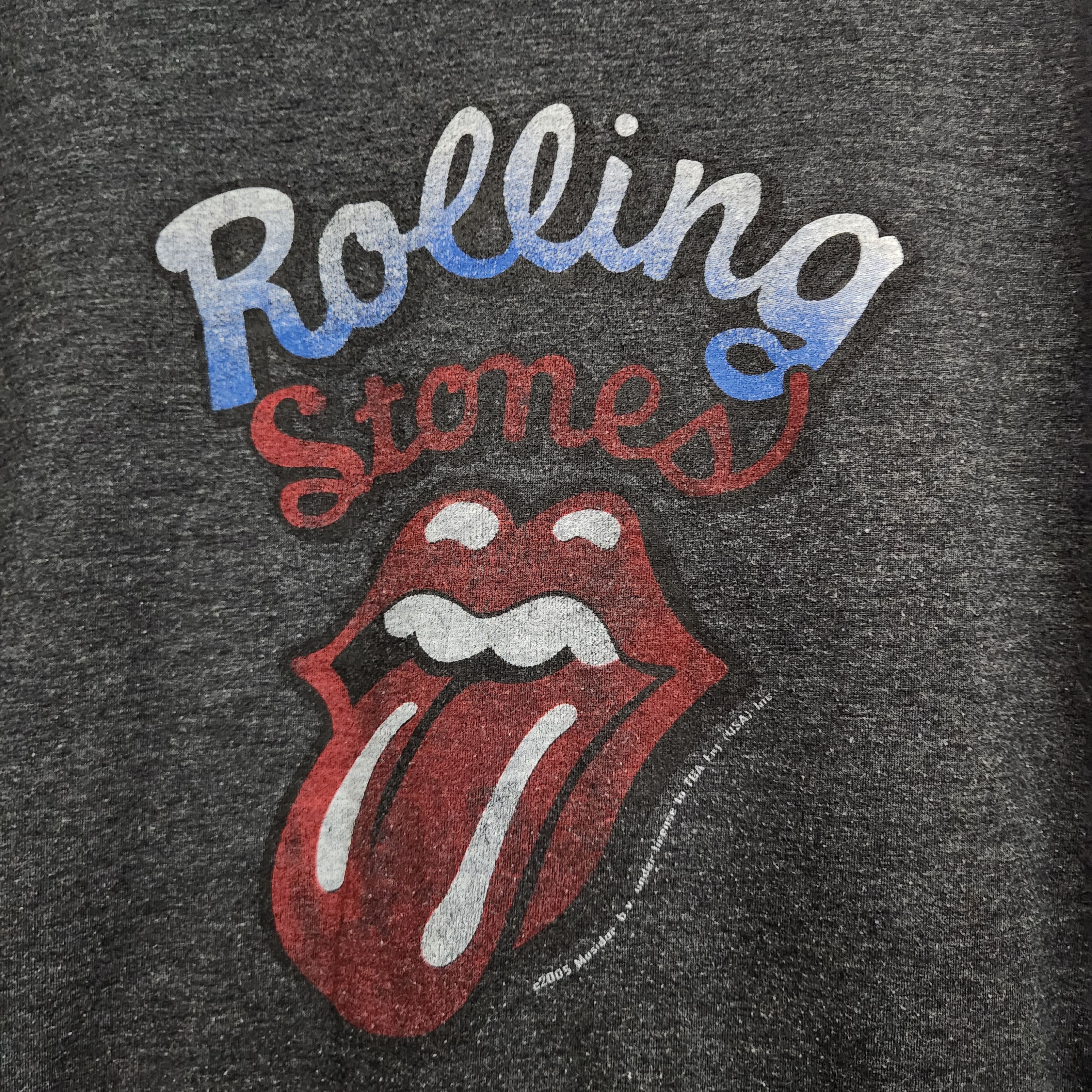 Vintage 2005 The Rolling Stones Boot Leg Raglan TShirt - 14