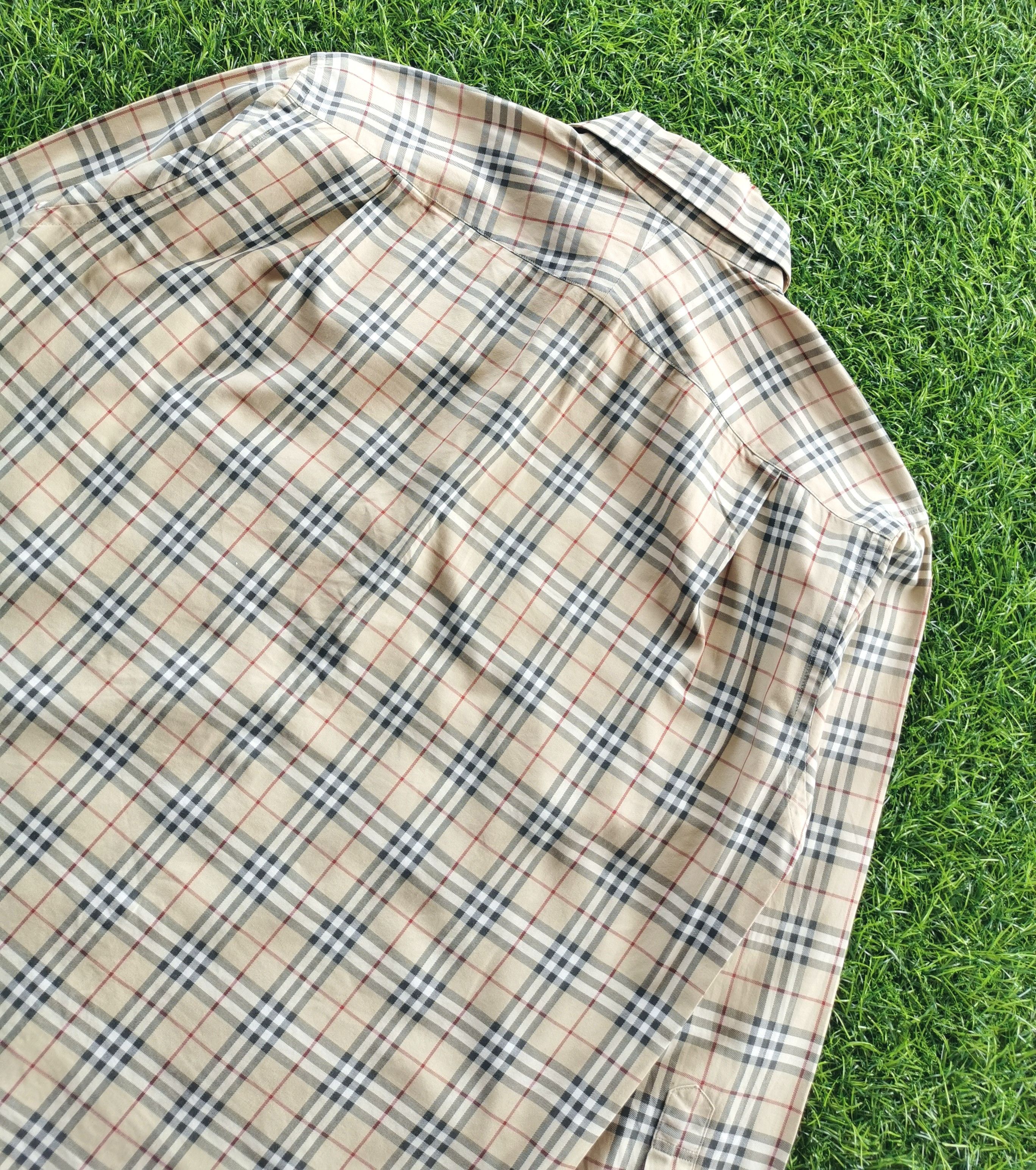 Burberry Check Long Sleeve Shirts - 7